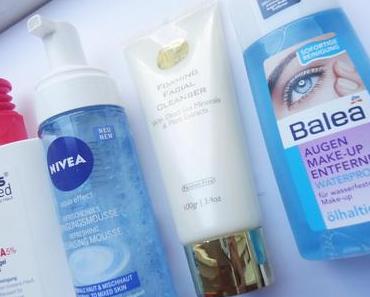 Aktuelle Reinigungs- u. Gesichtspflegeroutine