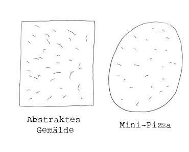 Cartoon: Kunst oder Pizza?
