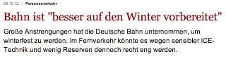 Grube: "Wir sind deutlich besser auf den Winter vorbereitet"