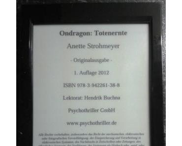 Ondragon: Totenernte von Anette Strohmeyer