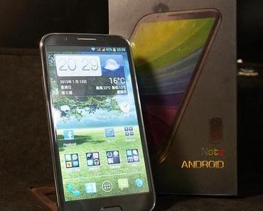 Samsung Galaxy Note II Klon – nicht schlecht und vor allem günstig!