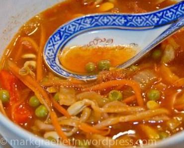 Happy Chinese New Year! – Asiatische Gemüsesuppe aus dem Wok