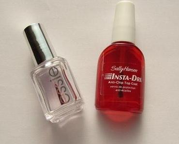 essie Good to Go vs. Sally Hansen Insta-Dry