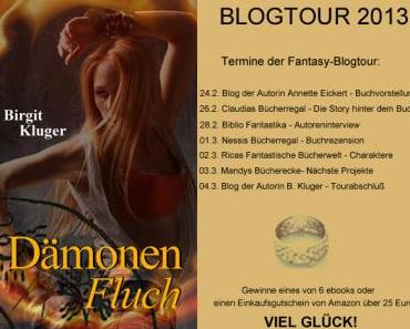 Start der Blogtour: Dämonenfluch von Birgit Kluger