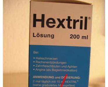 Hextril: Schreibfehler auf Medikamentenpackung und die Geschichte dahinter