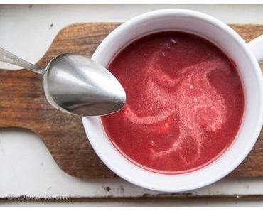 Rote Beete Suppe mit Ingwer