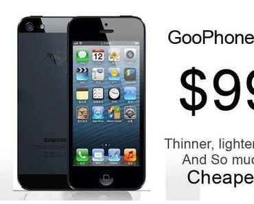 GooPhone: iPhone 5S Klon für nur 99 Dollar!