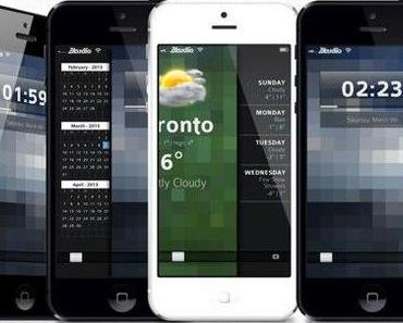Peekly: So könnte der iOS 7 Lockscreen aussehen, Winterboard-Theme