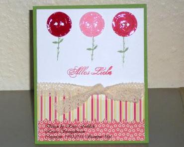 Farbenfrohe Grußkarte