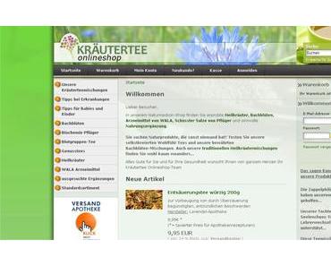 Für Allergiker: Kräutertee-Onlineshop