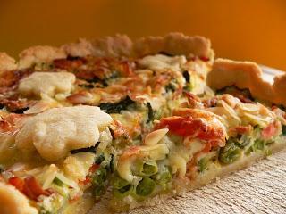 Frühlingsküche: leichte Gemüsetarte