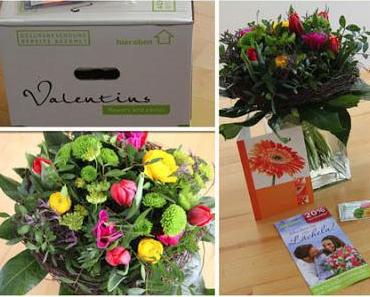 Heute ist Weltfrauentag und ich bekam einen Blumenstrauß von Valentins.de