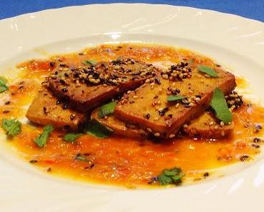 Tofu mit Sesam und Orange