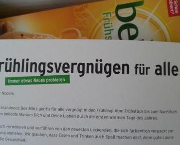 Bandnooz Box März 2013 – Frühlingsvergnügen für alle…