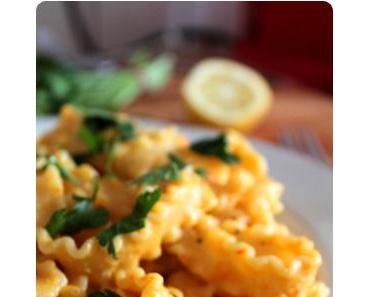 Pumpkin Mac 'n' Cheeze - Pasta mit Kürbiscreme