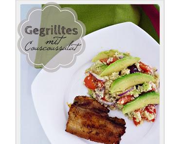Gegrilltes mit Couscoussalat