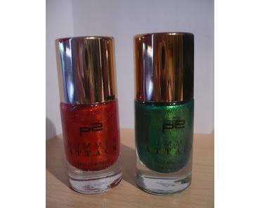 Review #4: P2 Summer Attack LE Nagellacke 040 hot berry & 050 green palm