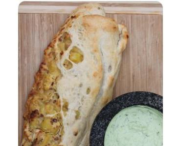 Geplatzter Kartoffelstrudel mit Bärlauchschmand