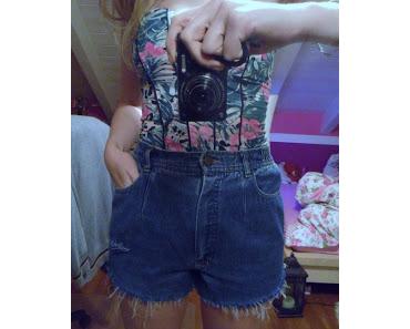 Do it yourself - High waisted Jeansshorts