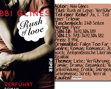 |Rezension| "Rush of Love: Verführt" von Abbi Glines