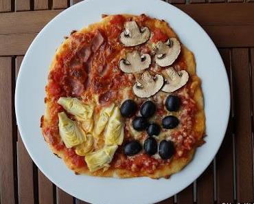 Immer wieder gut: Pizza (quattro stagioni)