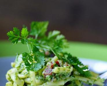 Linguine Frankfurter Carbonara oder Nudeln machen glücklich!