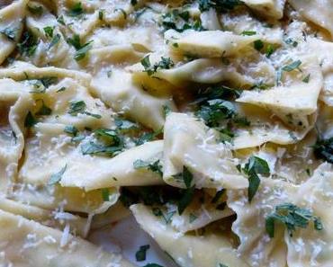 Ravioli mit Halloumi