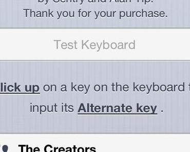 [Tweak] AltKeyboard: Zusätzliche Tasten schneller erreichen