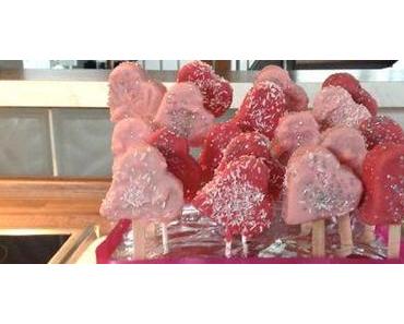 Popcakeherzchen zur Taufe