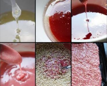 Erdbeer-Mandel-Fudge