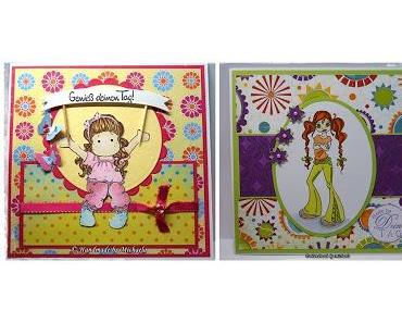 Kreative Stempelfreunde - Happy birthday / Stamps&fun;=creativty - Sketch