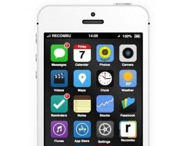 Konzept zeigt iPhone 5S mit iOS 7