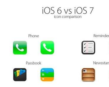 iOS 6 vs iOS 7 Icons und Video