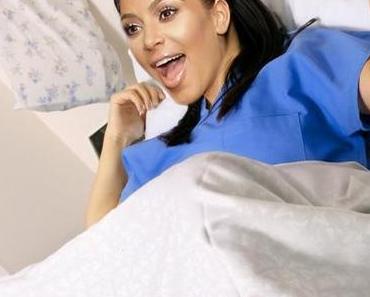 Kim Kardashian hat ein Baby Girl geboren- Frühgeburt etwa eine Monate