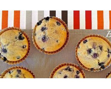 Blaubeer-Muffins fructosearm, laktosefrei & eifrei