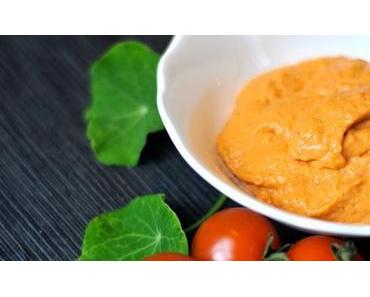 Tomaten-Basilikum Hummus