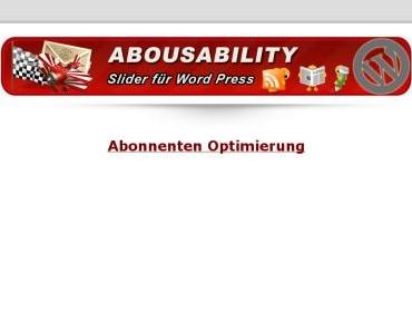 Abonnenten Optimierung › AboUsability.de
