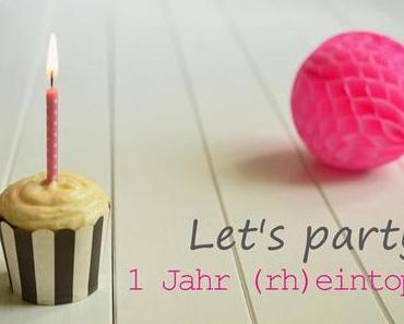 Bloggeburtstag, Himbeer-Cupcakes und Give-Aways!