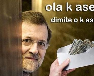 Unerträglicher Vortrag: Rajoy ist unschuldig und entrüstet