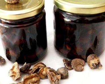 Eingelegte Shiitake nach Momofuku