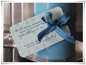 Geburtstagskerze …….