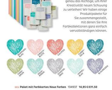 Neue Fabenpakete und Stempel "World Map"