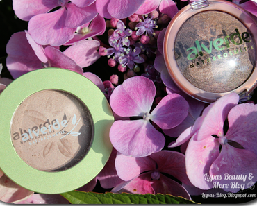 alverde Lidschatten"30 Rocks and Sand" und "20 Magic Sand"