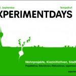 experimentdays 13  – 6. bis 15.9. in berlin
