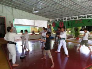 Karate Unterricht für Kinder in Sihanoukville