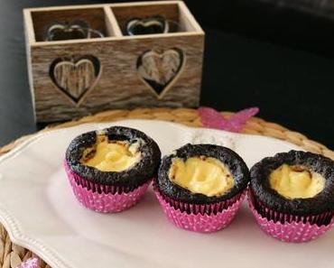 Black Bottom Cupcakes – Außen Schokolade pur, innen weicher Kern