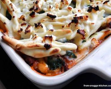 Nudel-Spinat-Auflauf