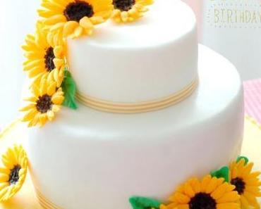 Sonnenblumen Torte