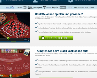 Casino Spiele auf dem Rechner, Smartphones und Tablet