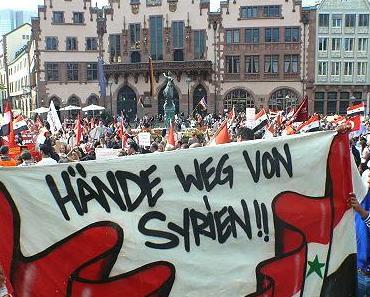 Antikrieg-Aktion: HÄNDE WEG VON SYRIEN !